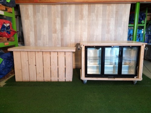 Buffettafel steigerhout (inklapbaar)